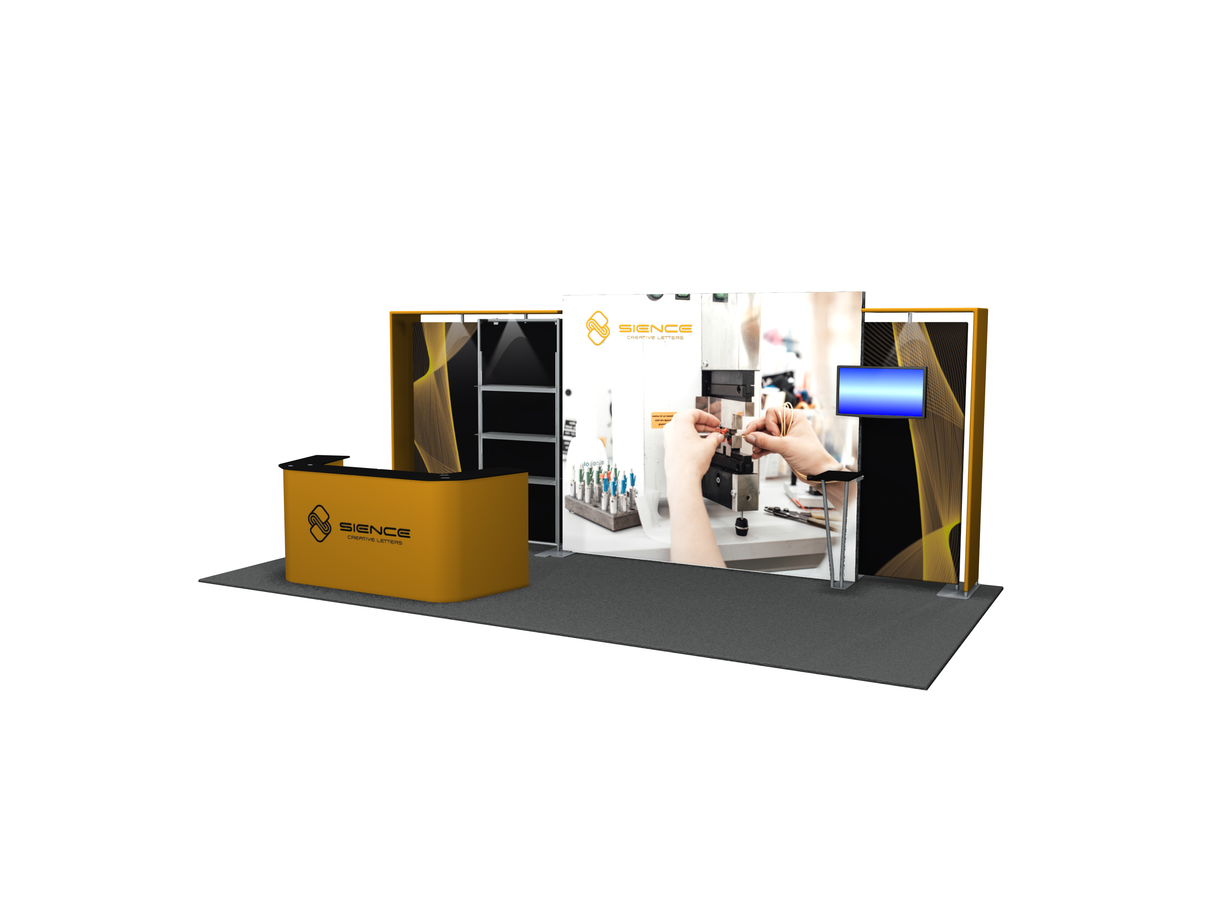 RDT-220 | 10'x20' backlit trade show booth