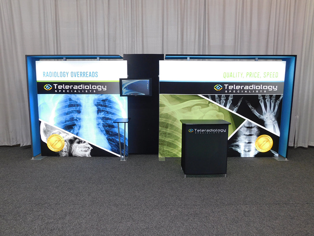 RDT-210 | 10'x20' backlit trade show booth