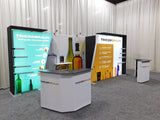 RDT-216 | 10x20 backlit trade show booth