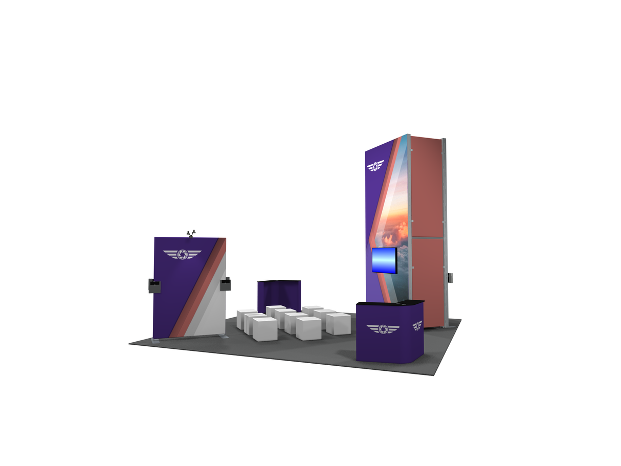 SYNC-1002 | modular trade show booth