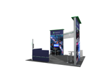 SYNC-2003 | backlit trade show booth