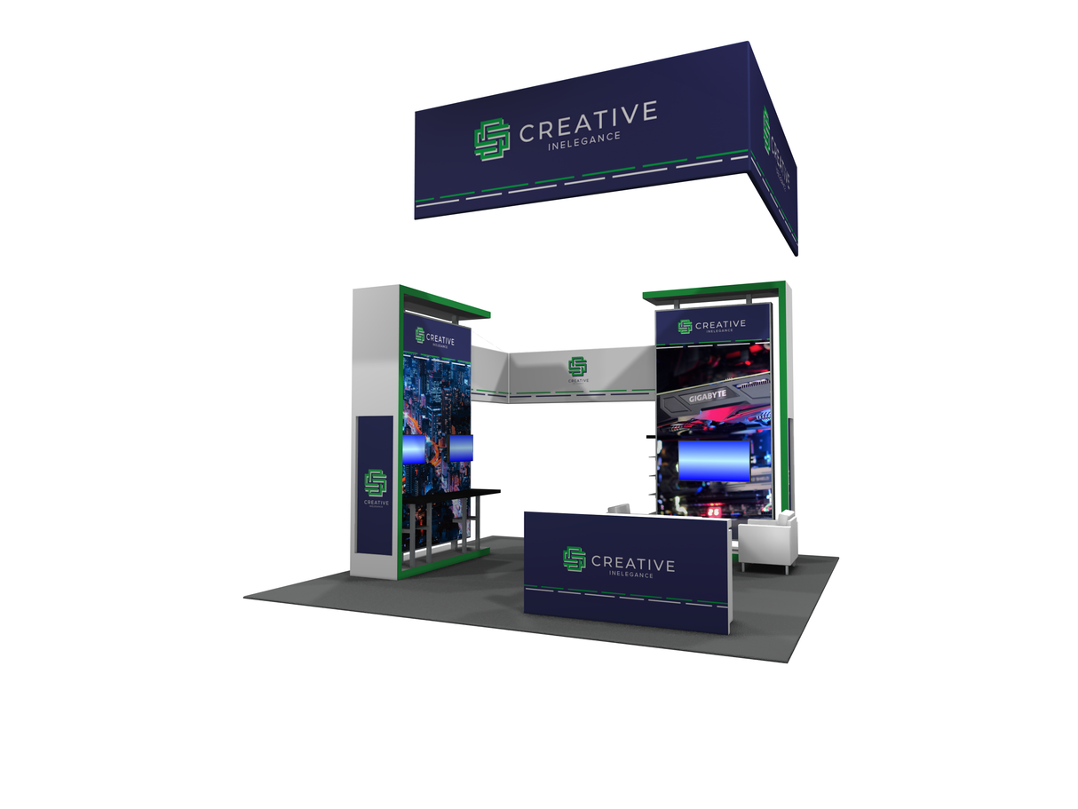 SYNC-3001 | hybrid trade show booth