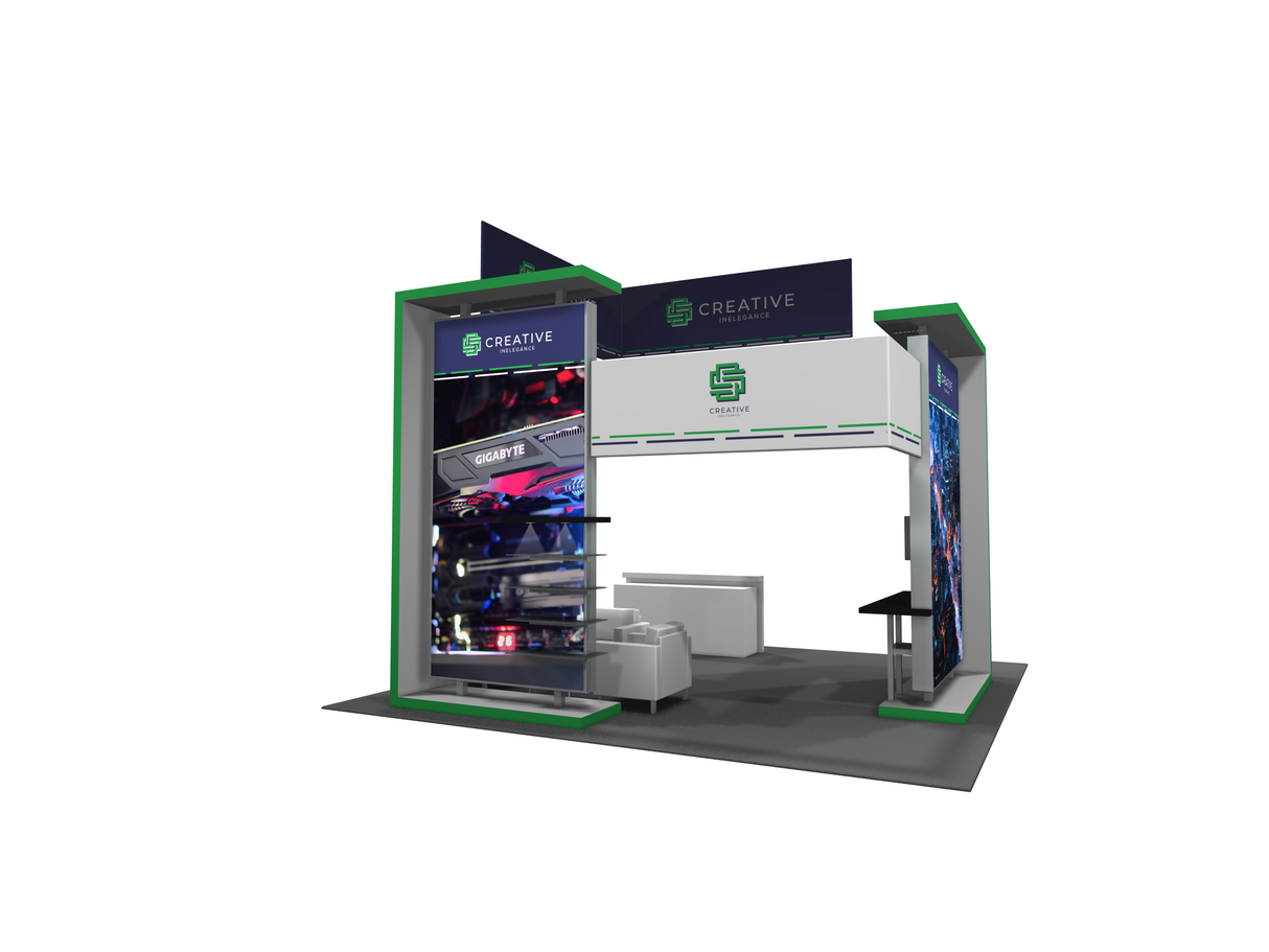 SYNC-3001 | hybrid trade show booth